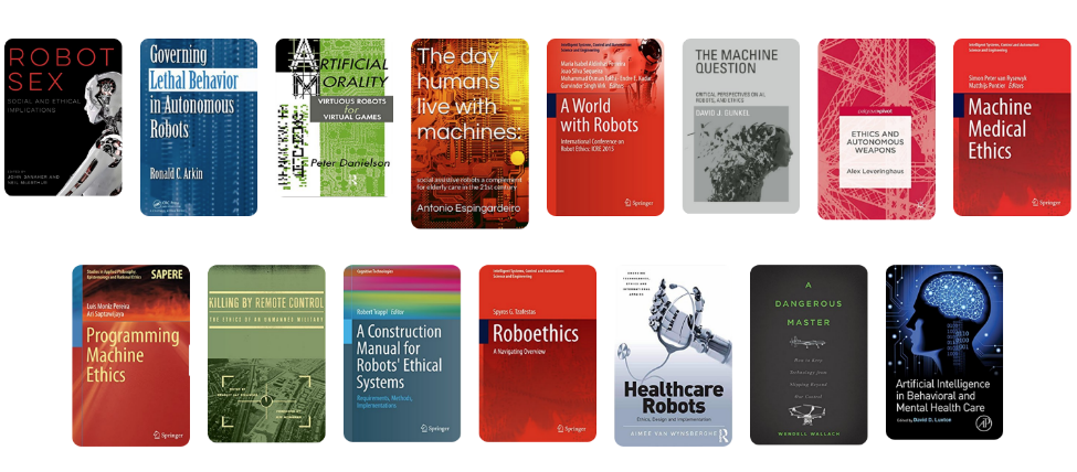 A list of books on morality within the growing field of A.I technology and robotics.